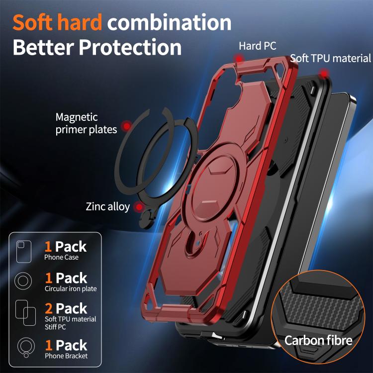 For Samsung Galaxy A36 5G Cooling MagSafe Holder Phone Case