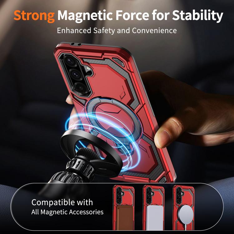 For Samsung Galaxy A36 5G Cooling MagSafe Holder Phone Case