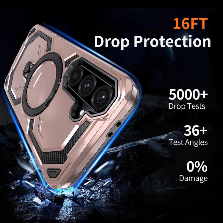 For Samsung Galaxy A36 5G Cooling MagSafe Holder Phone Case