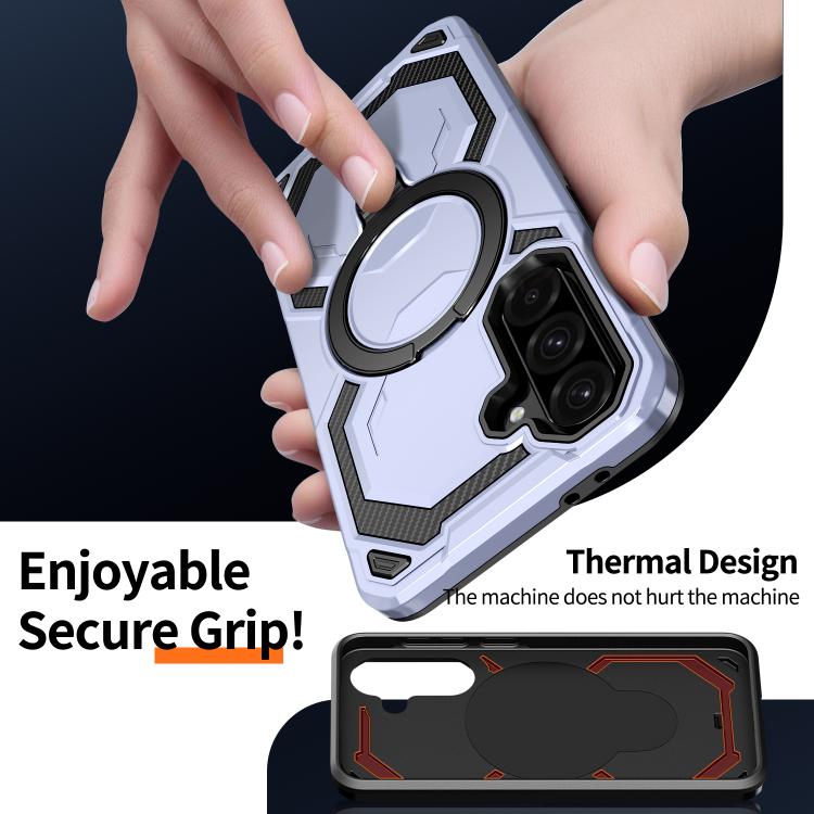 For Samsung Galaxy A36 5G Cooling MagSafe Holder Phone Case