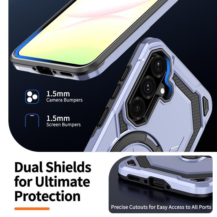 For Samsung Galaxy A36 5G Cooling MagSafe Holder Phone Case