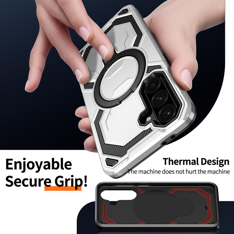 For Samsung Galaxy A36 5G Cooling MagSafe Holder Phone Case