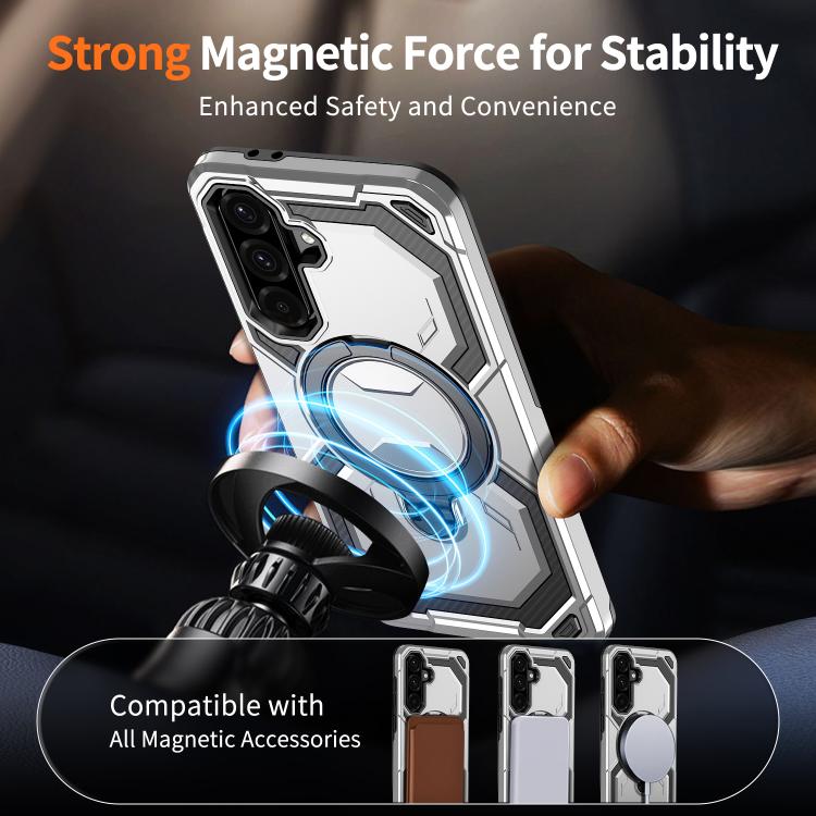 For Samsung Galaxy A36 5G Cooling MagSafe Holder Phone Case