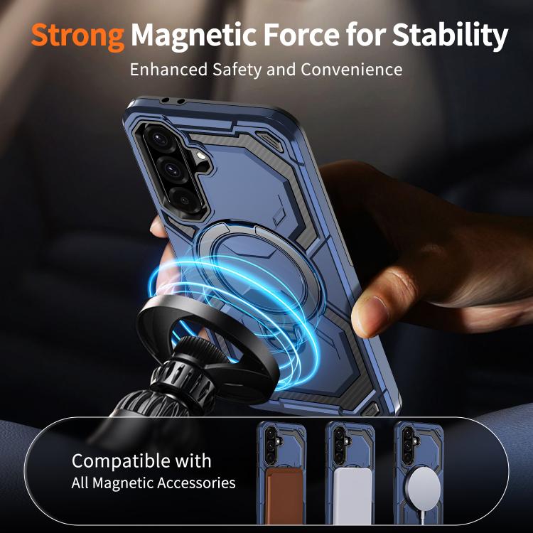 For Samsung Galaxy A56 5G Cooling MagSafe Holder Phone Case