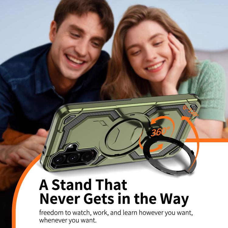For Samsung Galaxy A56 5G Cooling MagSafe Holder Phone Case