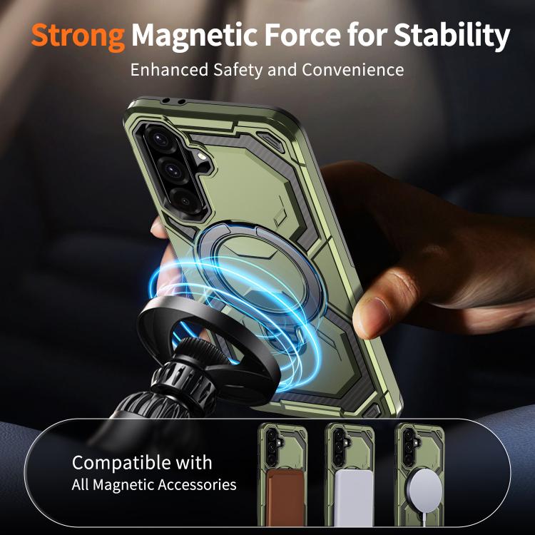 For Samsung Galaxy A56 5G Cooling MagSafe Holder Phone Case