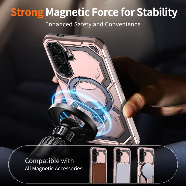 For Samsung Galaxy A56 5G Cooling MagSafe Holder Phone Case