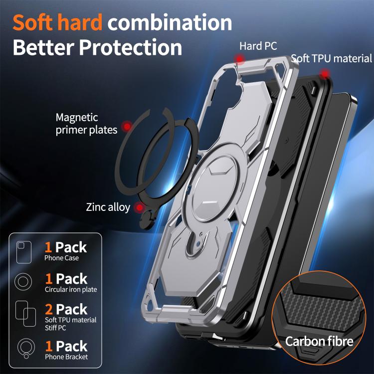 For Samsung Galaxy A56 5G Cooling MagSafe Holder Phone Case