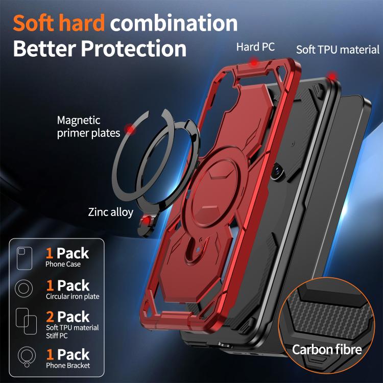 For Samsung Galaxy A55 5G Cooling MagSafe Holder Phone Case