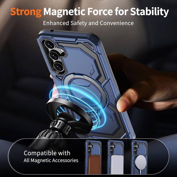 For Samsung Galaxy A55 5G Cooling MagSafe Holder Phone Case