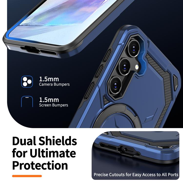 For Samsung Galaxy A55 5G Cooling MagSafe Holder Phone Case