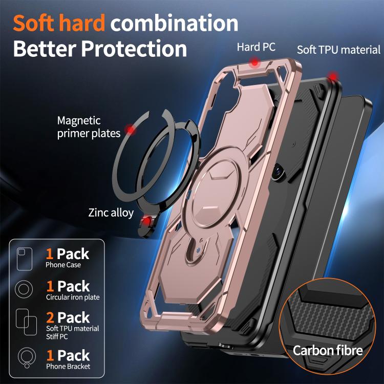 For Samsung Galaxy A55 5G Cooling MagSafe Holder Phone Case