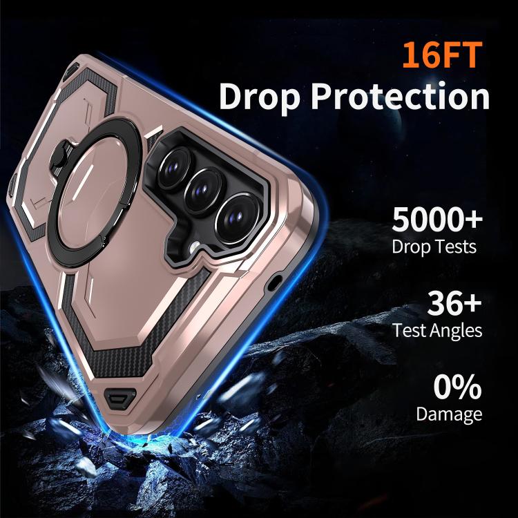 For Samsung Galaxy A55 5G Cooling MagSafe Holder Phone Case