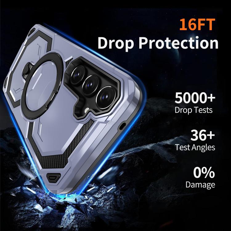 For Samsung Galaxy A55 5G Cooling MagSafe Holder Phone Case