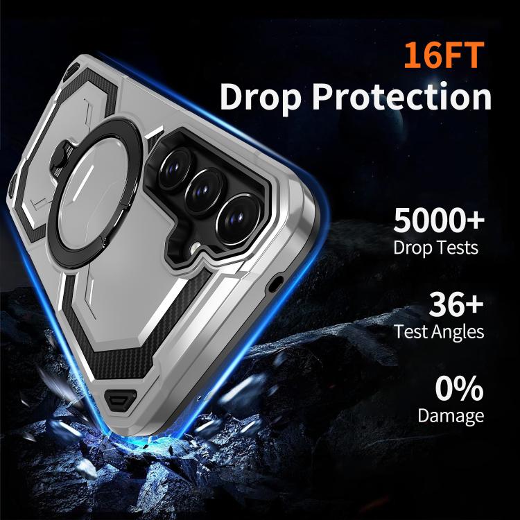 For Samsung Galaxy A55 5G Cooling MagSafe Holder Phone Case