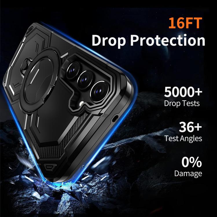 For Samsung Galaxy A35 5G Cooling MagSafe Holder Phone Case