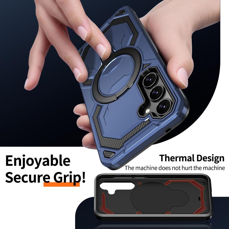 For Samsung Galaxy A35 5G Cooling MagSafe Holder Phone Case