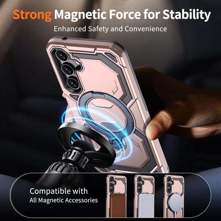 For Samsung Galaxy A35 5G Cooling MagSafe Holder Phone Case