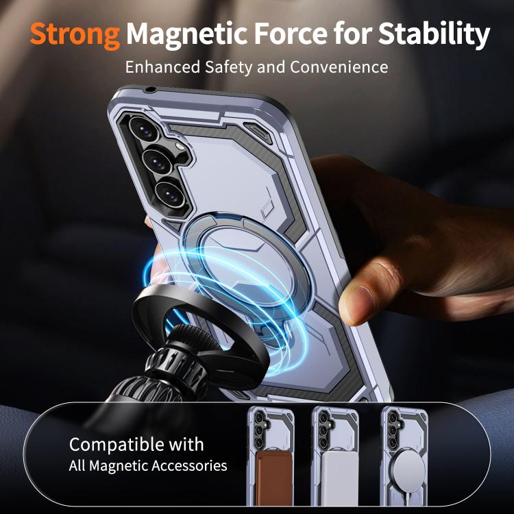 For Samsung Galaxy A35 5G Cooling MagSafe Holder Phone Case