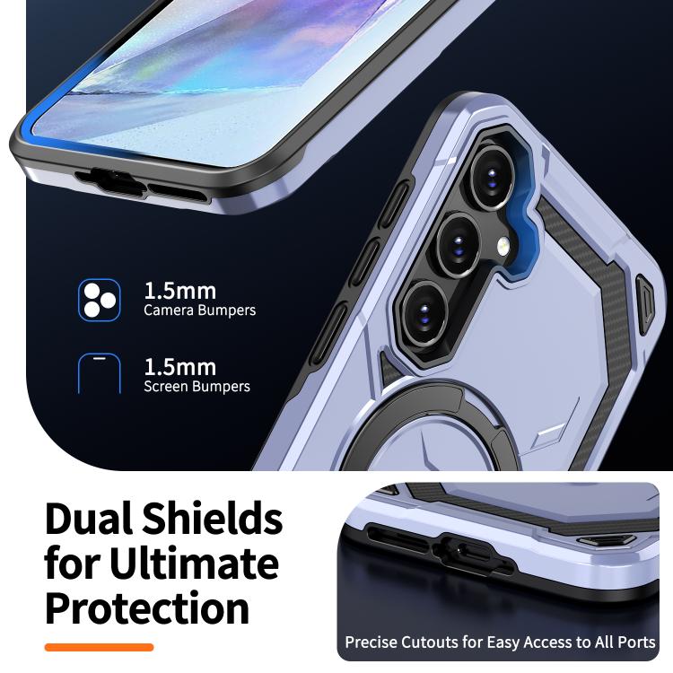 For Samsung Galaxy A35 5G Cooling MagSafe Holder Phone Case