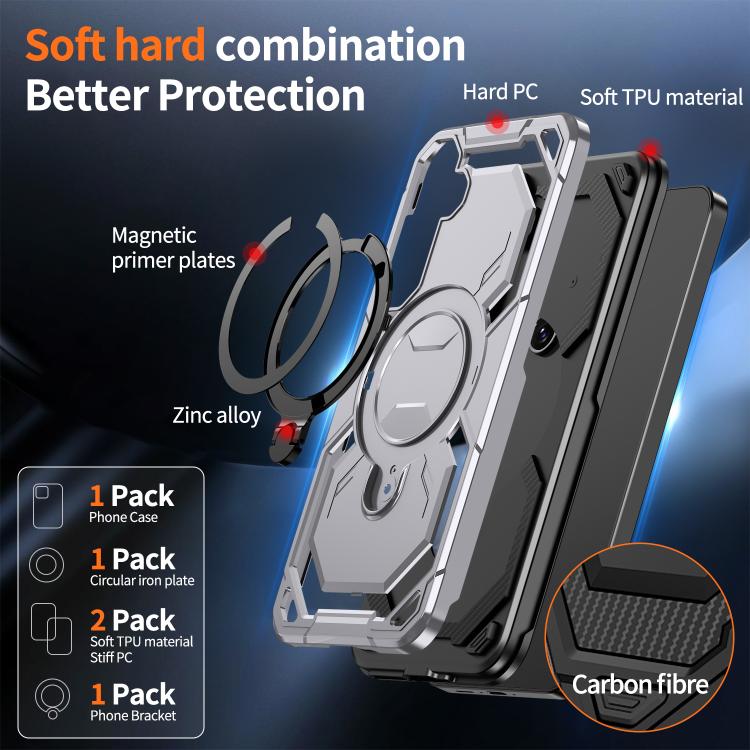 For Samsung Galaxy A35 5G Cooling MagSafe Holder Phone Case