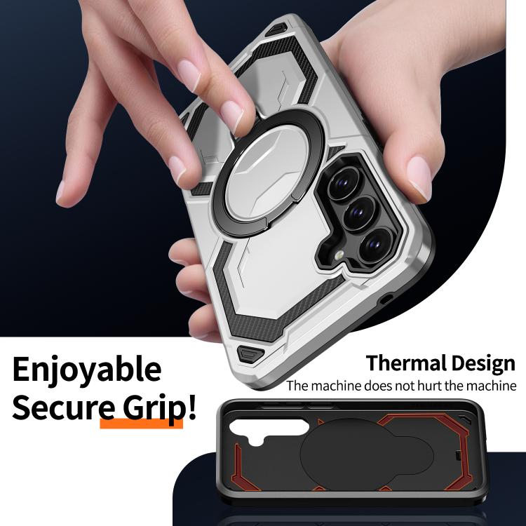 For Samsung Galaxy A35 5G Cooling MagSafe Holder Phone Case
