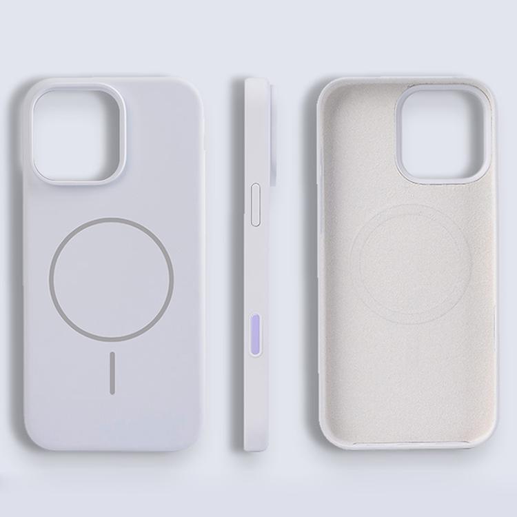 For iPhone 16 Plus Liquid Silicone Magsafe Phone Case with AI Camera Control Button