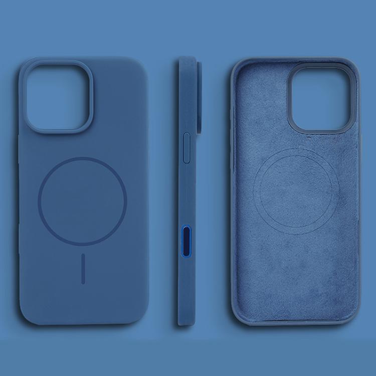 For iPhone 16 Liquid Silicone Magsafe Phone Case with AI Camera Control Button