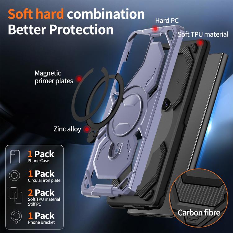 For Samsung Galaxy S23 5G Cooling MagSafe Holder Phone Case