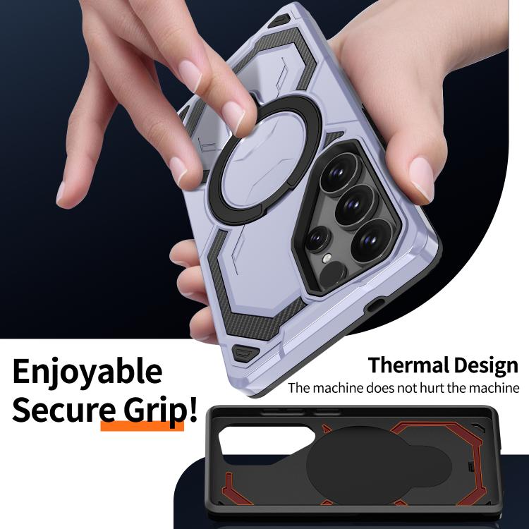 For Samsung Galaxy S23 5G Cooling MagSafe Holder Phone Case