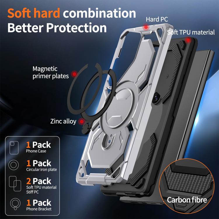 For Samsung Galaxy S23 5G Cooling MagSafe Holder Phone Case