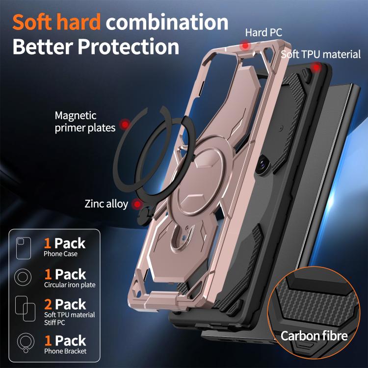 For Samsung Galaxy S23 Ultra 5G Cooling MagSafe Holder Phone Case