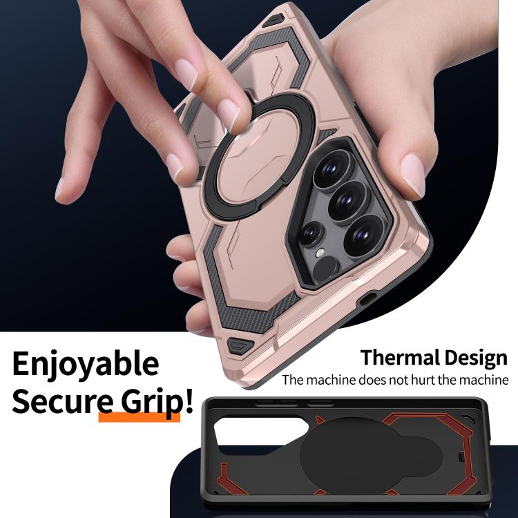 For Samsung Galaxy S23 FE 5G Cooling MagSafe Holder Phone Case