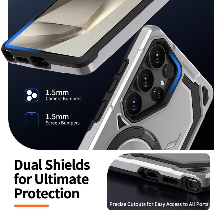 For Samsung Galaxy S23 FE 5G Cooling MagSafe Holder Phone Case