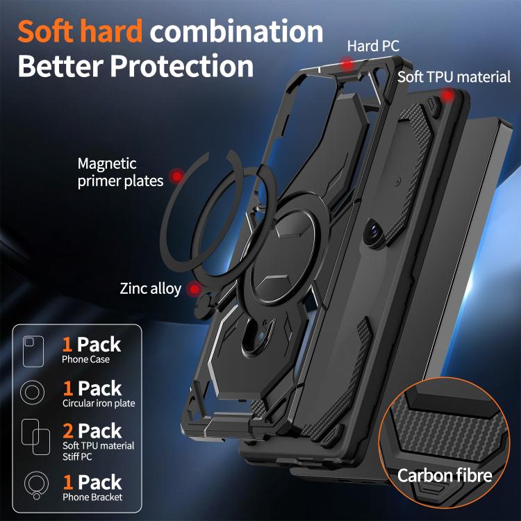For Samsung Galaxy S25 Ultra 5G Cooling MagSafe Holder Phone Case