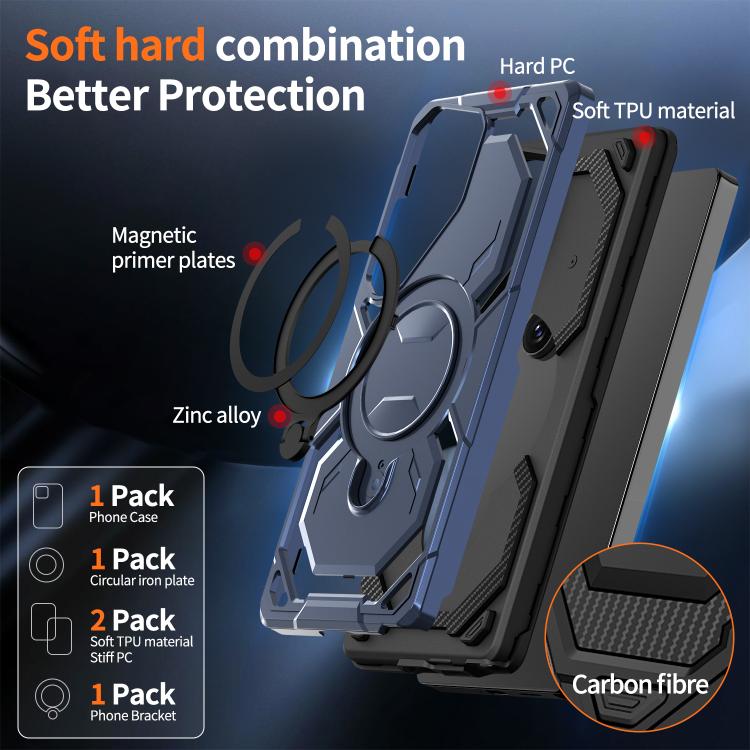 For Samsung Galaxy S25 Ultra 5G Cooling MagSafe Holder Phone Case