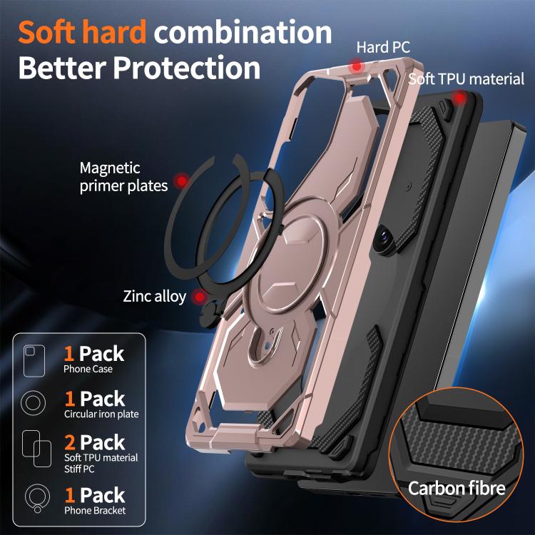For Samsung Galaxy S25 Ultra 5G Cooling MagSafe Holder Phone Case