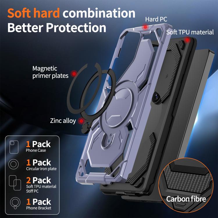 For Samsung Galaxy S25 Ultra 5G Cooling MagSafe Holder Phone Case