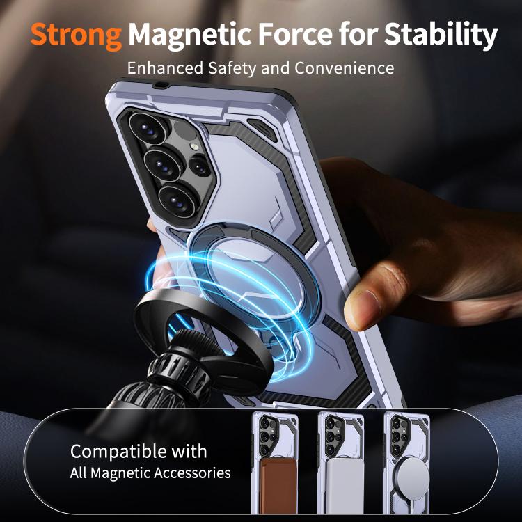 For Samsung Galaxy S25 Ultra 5G Cooling MagSafe Holder Phone Case
