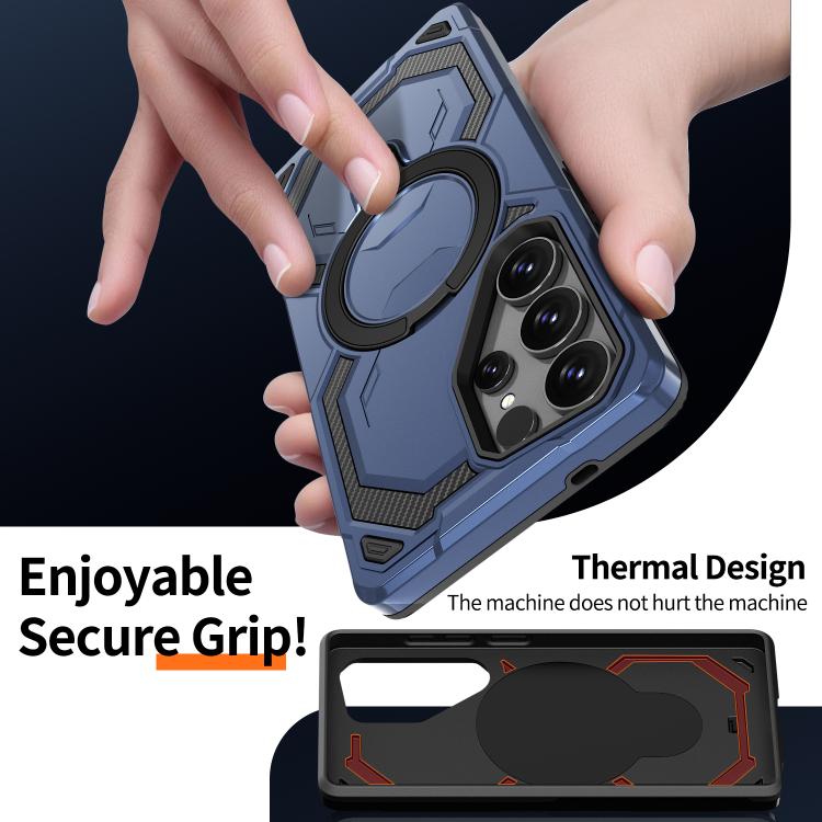 For Samsung Galaxy S24 FE 5G Cooling MagSafe Holder Phone Case
