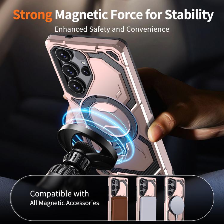 For Samsung Galaxy S24 FE 5G Cooling MagSafe Holder Phone Case