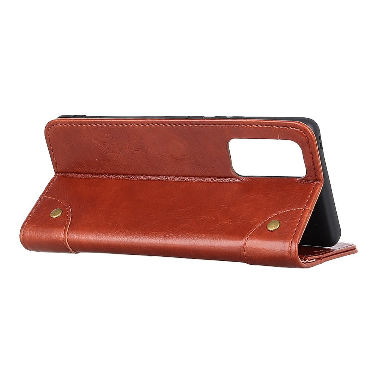 For Vivo Y20 Copper Buckle Nappa Texture Horizontal Flip Leather Case with Holder & Card Slots & Wallet