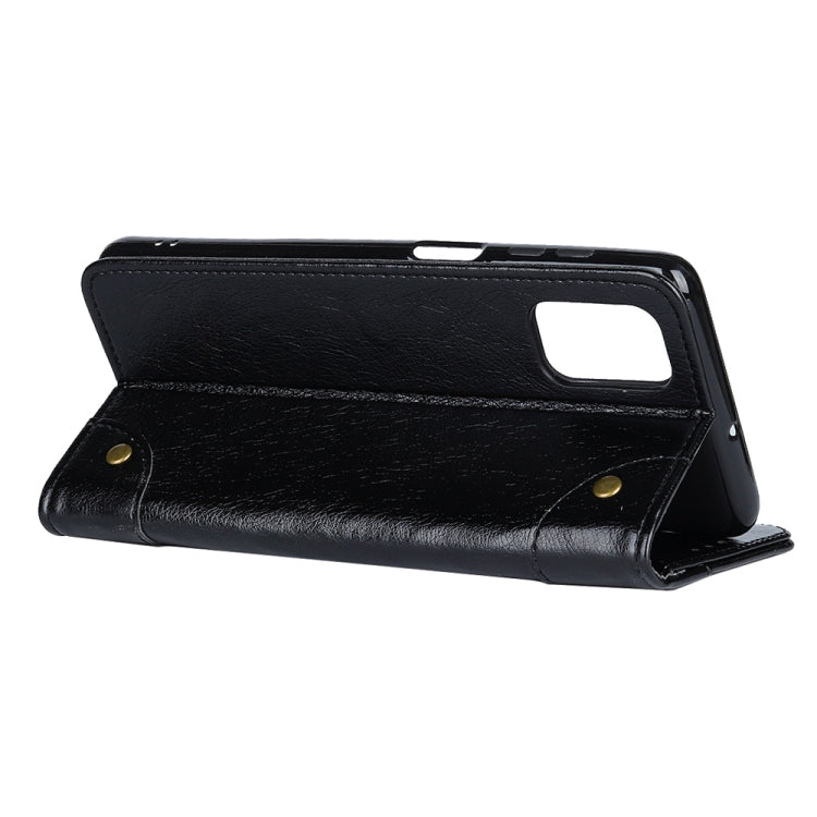 For Samsung Galaxy M51 (Side Fingerprint Version) Copper Buckle Nappa Texture Horizontal Flip Leather Case with Holder & Card Slots & Wallet