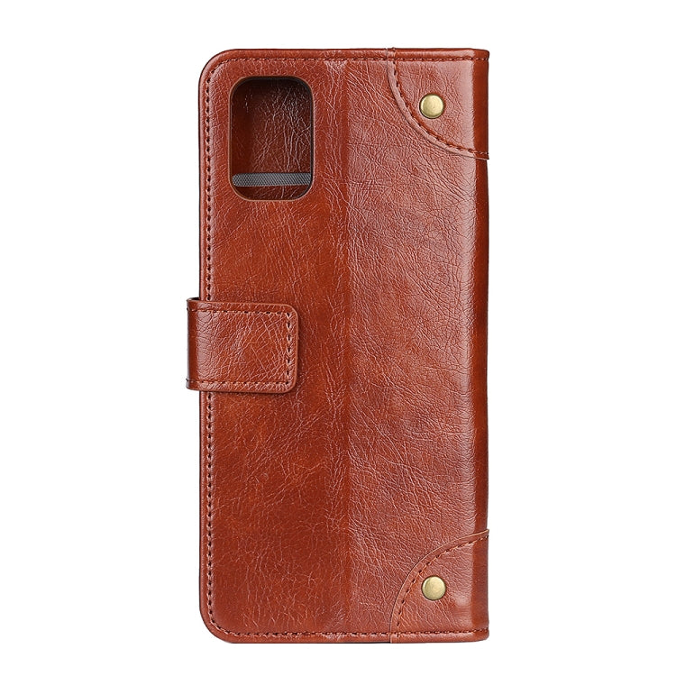 For Samsung Galaxy M51 (Side Fingerprint Version) Copper Buckle Nappa Texture Horizontal Flip Leather Case with Holder & Card Slots & Wallet