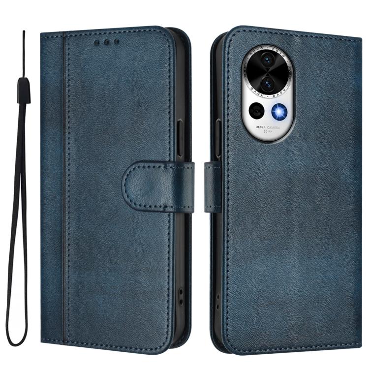 For Huawei Nova 13 / Nova 12 Line Splicing Buckle Retro Leather Phone Case