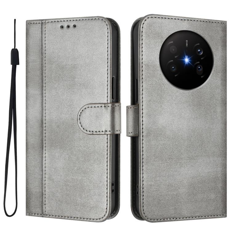For Huawei Mate 70 Air 5G Line Splicing Buckle Retro Leather Phone Case