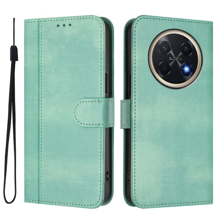 For Huawei Pura 90 Pro Max 5G Line Splicing Buckle Retro Leather Phone Case