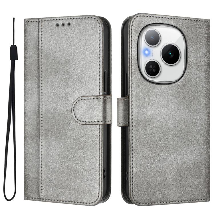 For Honor Power Line Splicing Buckle Retro Leather Phone Case