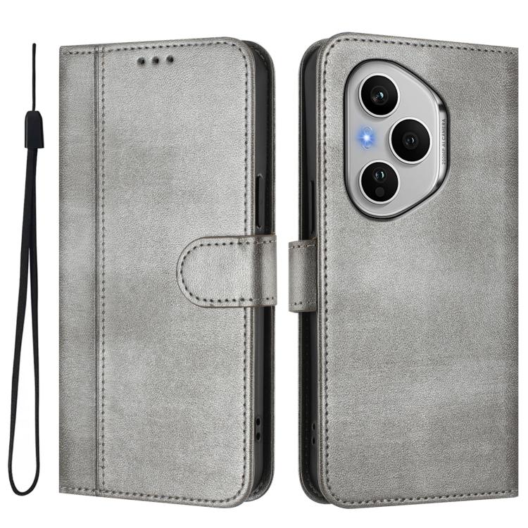 For Honor 400 Pro Global 160.8mm Line Splicing Buckle Retro Leather Phone Case