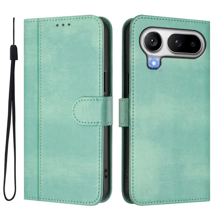 For Honor Magic8 Pro Air 5G Line Splicing Buckle Retro Leather Phone Case